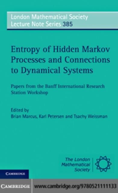 Produktbild: Entropy of Hidden Markov Processes and Connections to Dynamical Systems