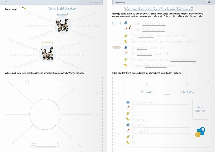 Produktbild: &Uuml;bungsheft zur Grundschrift