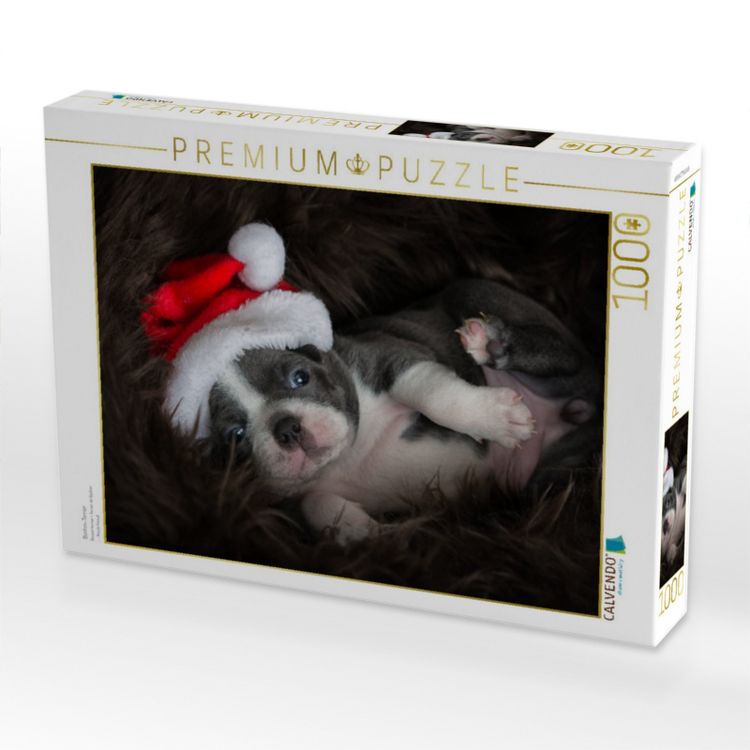 Produktbild: CALVENDO Puzzle Boston-Terrier | 1000 Teile Lege-Gr&ouml;&szlig;e 64x48cm Foto-Puzzle f&uuml;r gl&uuml;ckliche Stunden