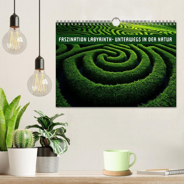Produktbild: Faszination LABYRINTH - unterwegs in der Natur (Wandkalender 2026 DIN A4 quer), CALVENDO Monatskalender
