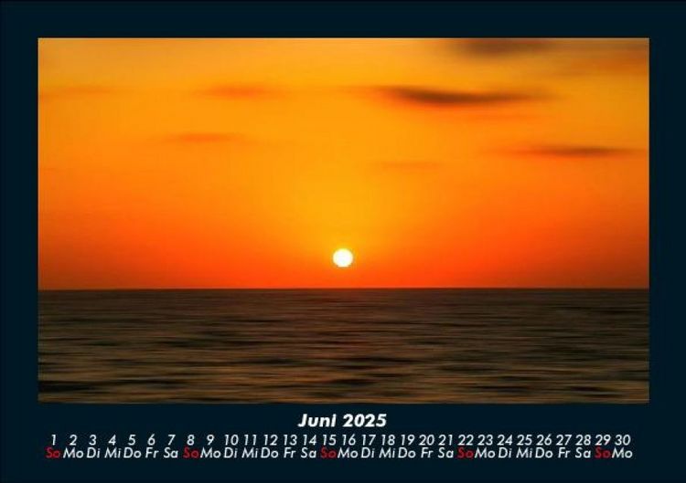 Produktbild: Sonnenunterg&auml;nge 2025 Fotokalender DIN A5