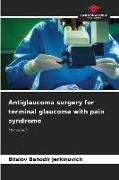 Produktbild: Antiglaucoma surgery for terminal glaucoma with pain syndrome