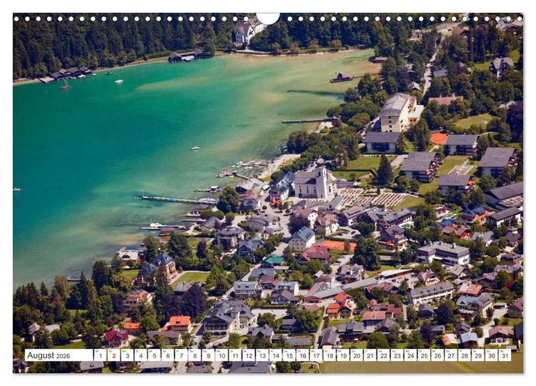 Produktbild: Der sch&ouml;ne Wolfgangsee im Salzkammergut (Wandkalender 2026 DIN A3 quer), CALVENDO Monatskalender