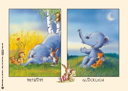 Produktbild: Eddy sucht seinen Teddy - Kamishibai-Bilderbuchkarten