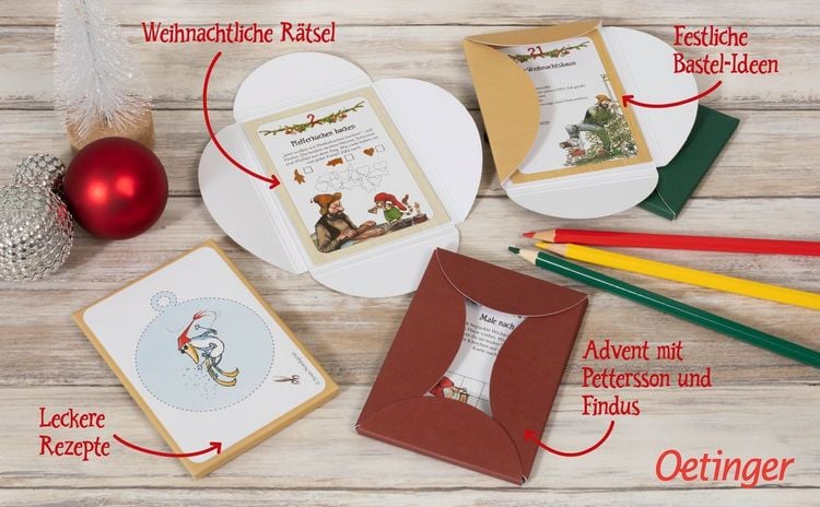 Produktbild: Pettersson und Findus feiern Weihnachten. Adventskalender
