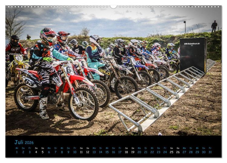 Produktbild: MX Racing 2026 (hochwertiger Premium Wandkalender 2026 DIN A2 quer), Kunstdruck in Hochglanz