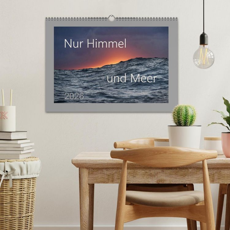 Produktbild: Nur Himmel und Meer (Wandkalender 2026 DIN A3 quer), CALVENDO Monatskalender