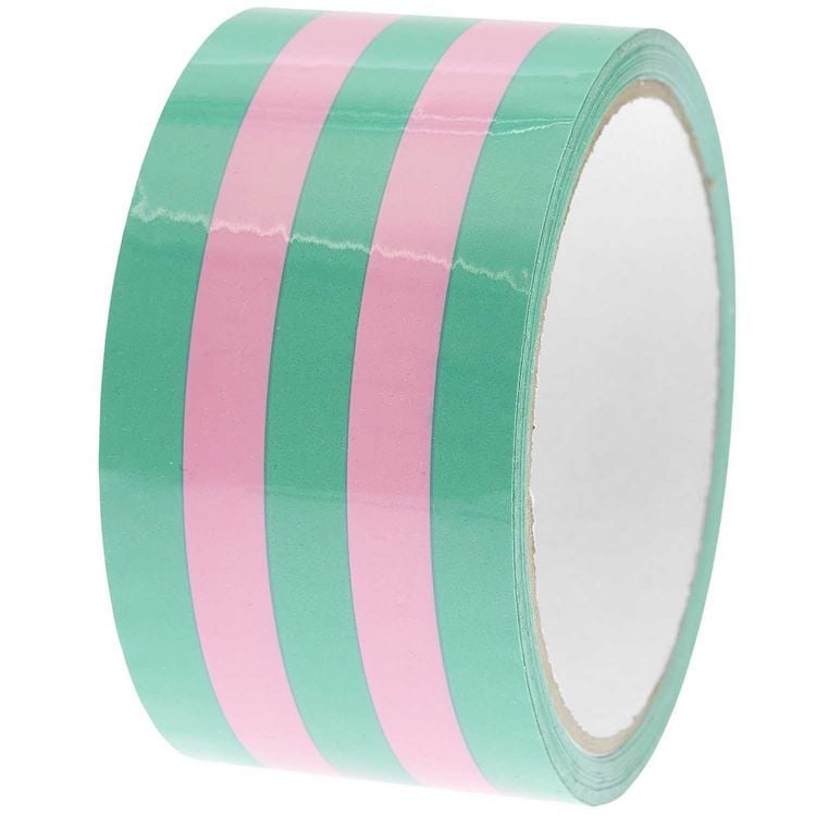 Produktbild: Paketklebeband Rosa / Gr&uuml;n, 5 cm x 32 m