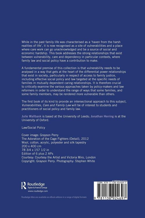 Produktbild: Vulnerabilities, Care and Family Law