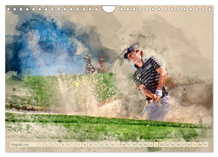 Produktbild: Ich liebe Golf (Wandkalender 2026 DIN A4 quer), CALVENDO Monatskalender