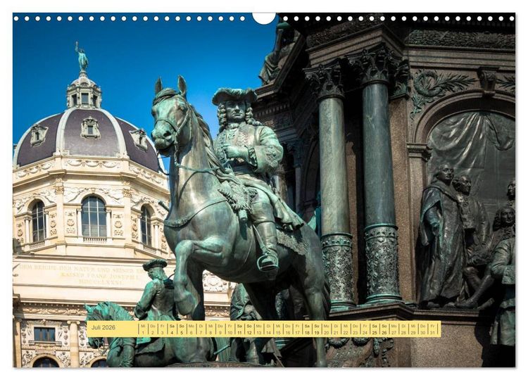 Produktbild: St&auml;dtereise Wien (Wandkalender 2026 DIN A3 quer), CALVENDO Monatskalender