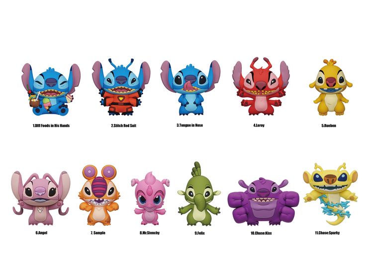 Produktbild: Lilo&Stitch 3D PVC-Taschenanh&auml;nger