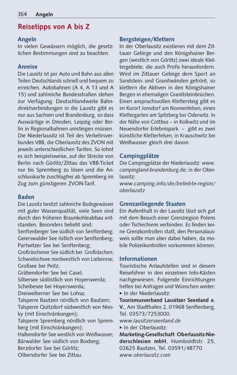 Produktbild: TRESCHER Reisef&uuml;hrer Lausitz