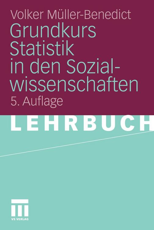 Produktbild: Grundkurs Statistik in den Sozialwissenschaften