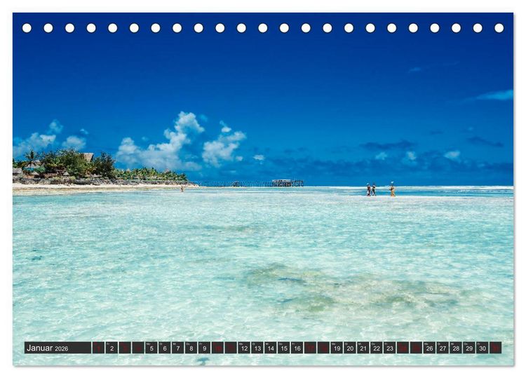 Produktbild: Karibu Sansibar (Tischkalender 2026 DIN A5 quer), CALVENDO Monatskalender