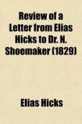 Produktbild: Review of a Letter from Elias Hicks to Dr. N. Shoemaker