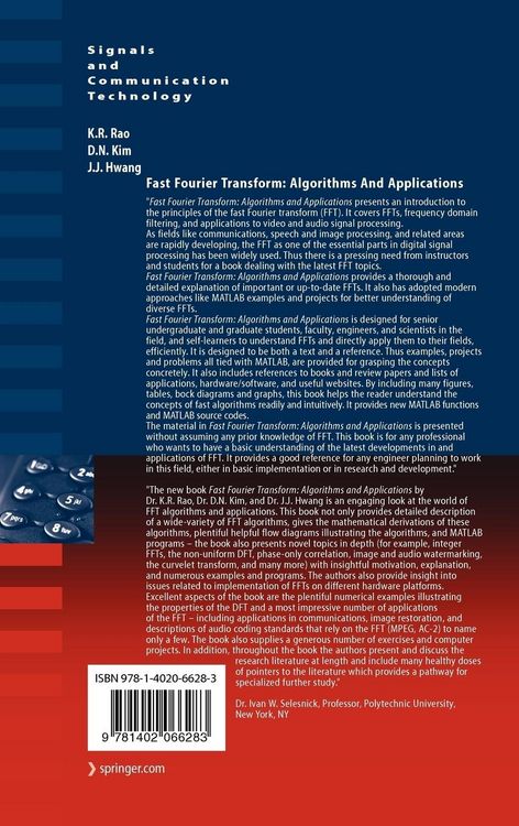 Produktbild: Fast Fourier Transform - Algorithms and Applications