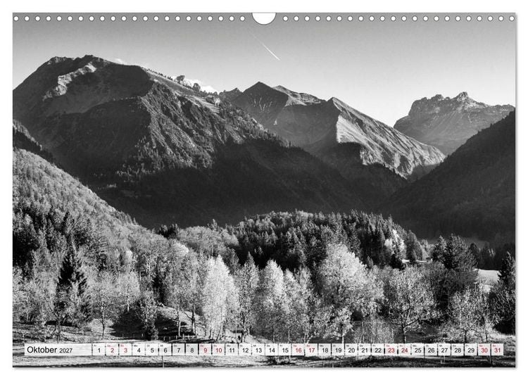 Produktbild: Traumhafte Allg&auml;uer Alpen (Wandkalender 2027 DIN A3 quer), CALVENDO Monatskalender