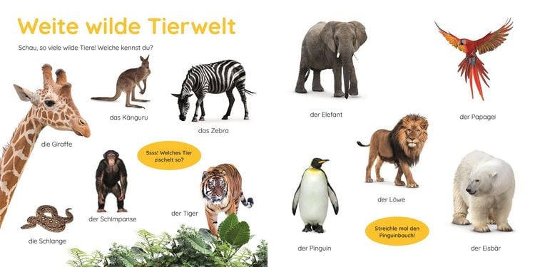 Produktbild: Erstes Lernen Puzzlebuch. Tiere