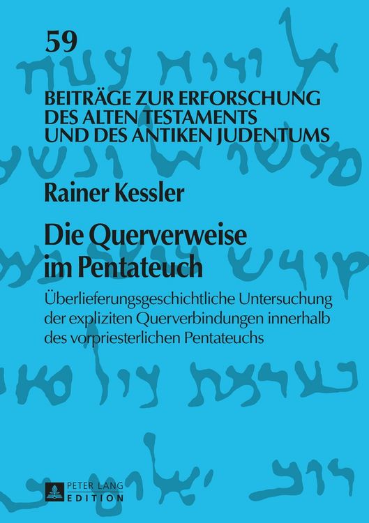 Produktbild: Die Querverweise im Pentateuch