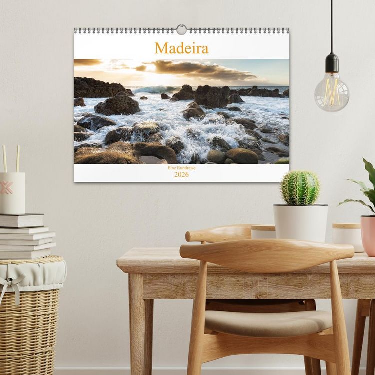 Produktbild: Madeira - eine Rundreise (Wandkalender 2026 DIN A3 quer), CALVENDO Monatskalender