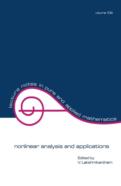 Produktbild: Nonlinear analysis and applications