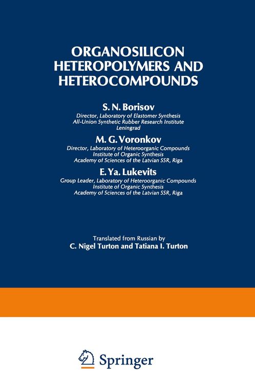 Produktbild: Organosilicon Heteropolymers and Heterocompounds
