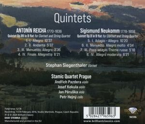 Produktbild: Reicha&Neukomm:Quintets