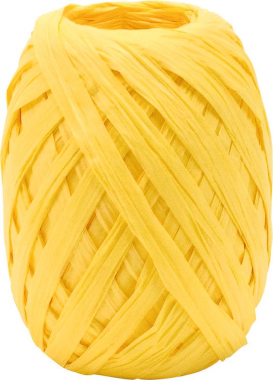 Produktbild: GOLDINA Bast Paper Raffia, gelb