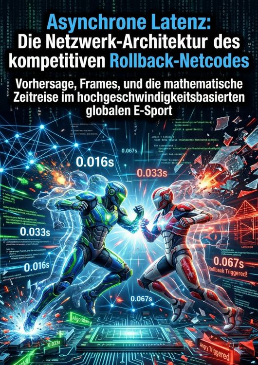 Produktbild: Asynchrone Latenz: Die Netzwerk-Architektur des kompetitiven Rollback-Netcodes