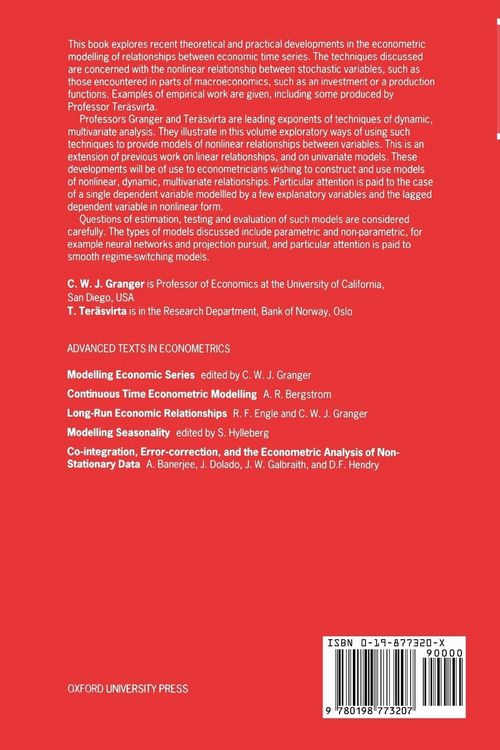 Produktbild: Modelling Nonlinear Economic Relationships