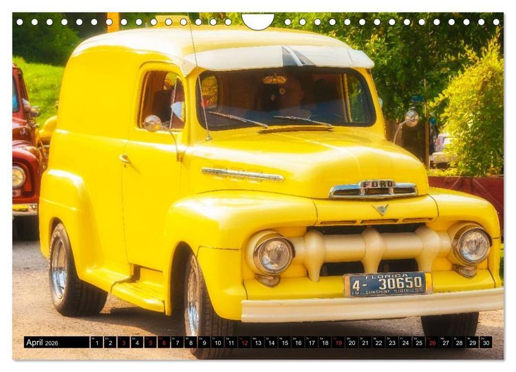 Produktbild: FORD PICK-UPS F 1 - F 100 (Wandkalender 2026 DIN A4 quer), CALVENDO Monatskalender