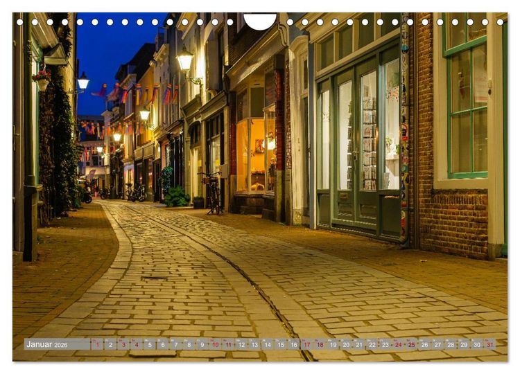 Produktbild: Ein Blick auf Vlissingen in Zeeland (Wandkalender 2026 DIN A4 quer), CALVENDO Monatskalender