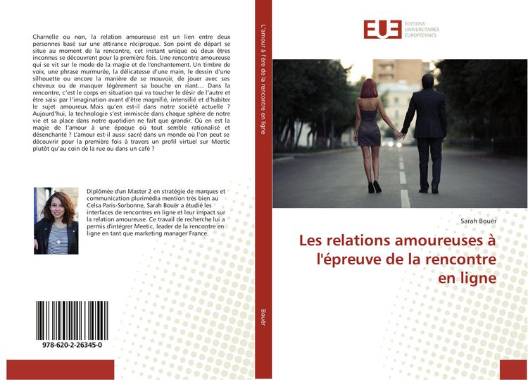 Produktbild: Les relations amoureuses &agrave; l'&eacute;preuve de la rencontre en ligne