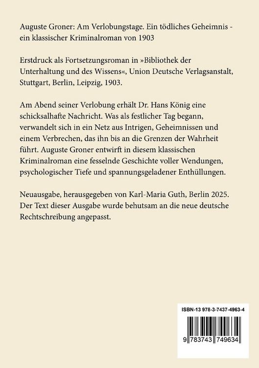 Produktbild: Am Verlobungstage