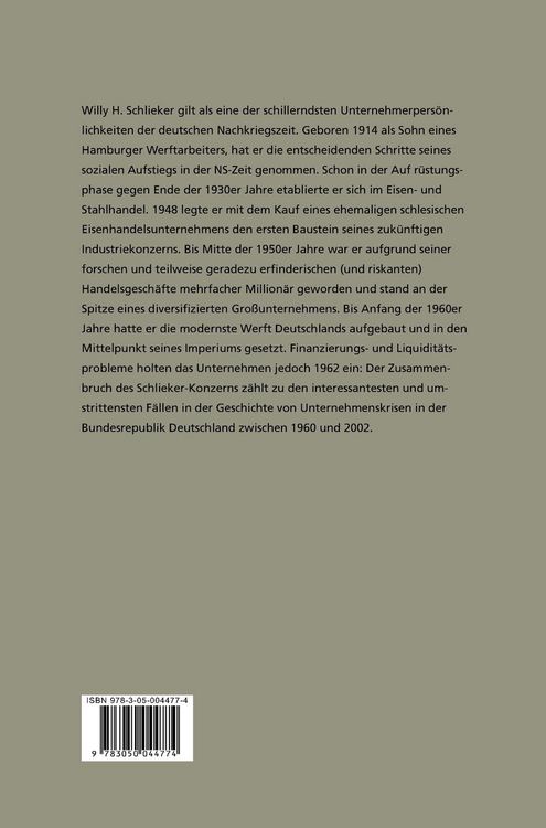 Produktbild: Willy H. Schlieker