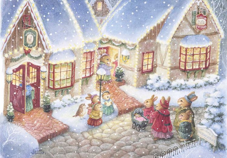 Produktbild: Weihnachtskarten-Set "Frohe Weihnachten!"