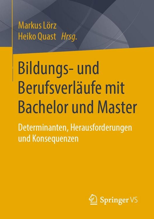 Produktbild: Bildungs- und Berufsverl&auml;ufe mit Bachelor und Master