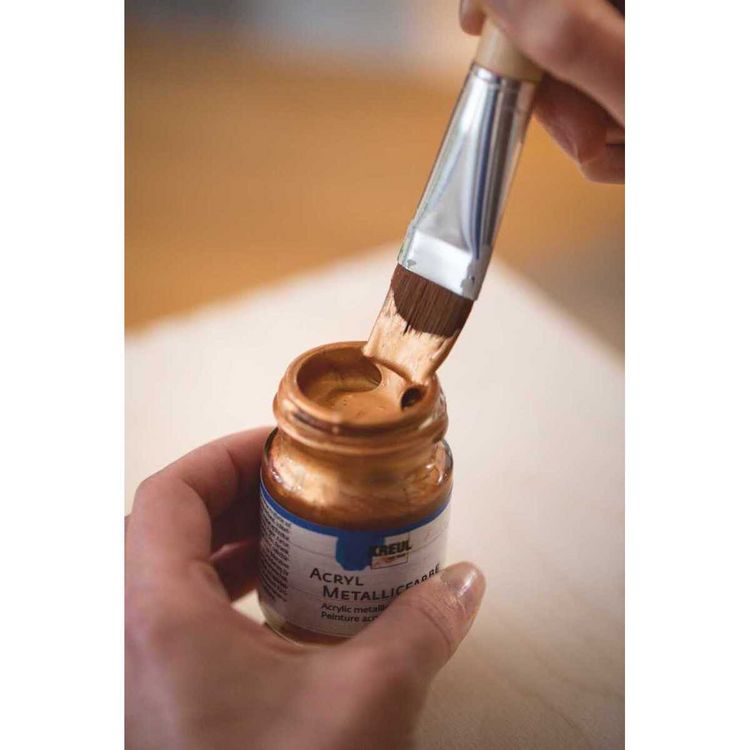 Produktbild: KREUL Acryl Metallicfarbe champagner 50ml