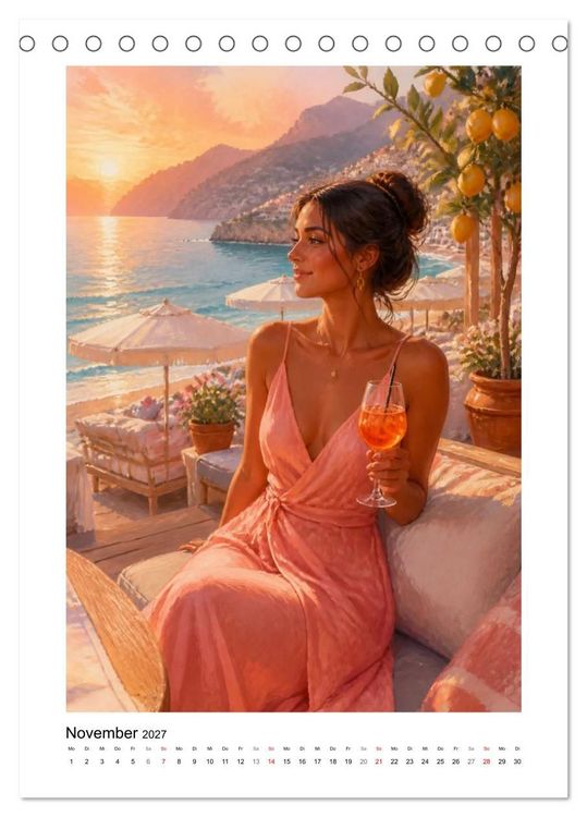 Produktbild: Bella Vita (Tischkalender 2027 DIN A5 hoch), CALVENDO Monatskalender