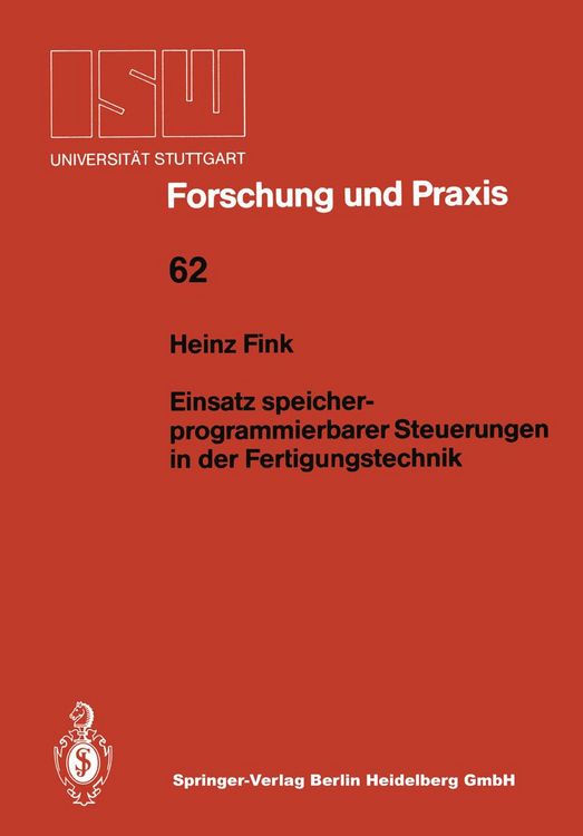 Produktbild: Einsatz speicherprogrammierbarer Steuerungen in der Fertigungstechnik