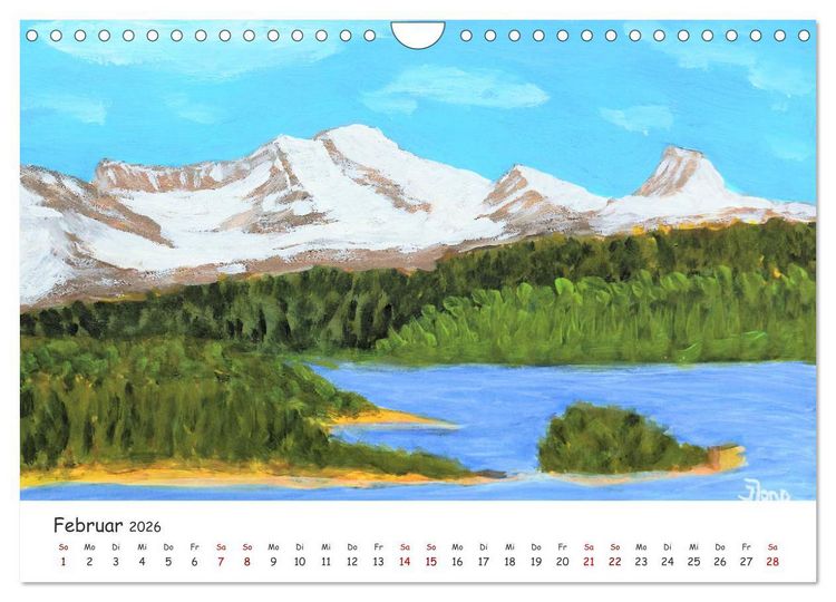 Produktbild: Urlaubsstimmung f&uuml;r das ganze Jahr (Wandkalender 2026 DIN A4 quer), CALVENDO Monatskalender
