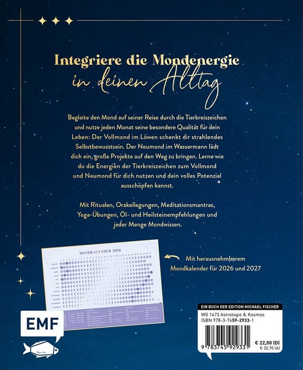 Produktbild: Mond-Rituale  Aktiviere die Energie der Tierkreiszeichen - Dein Jahresbegleiter