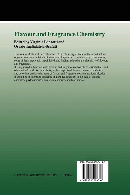 Produktbild: Flavour and Fragrance Chemistry