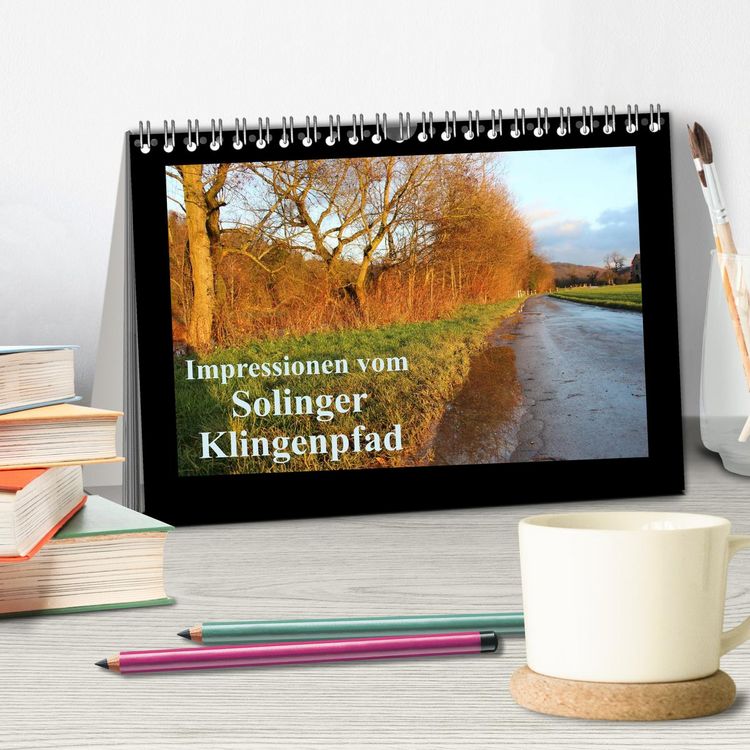 Produktbild: Impressionen vom Solinger Klingenpfad (Tischkalender 2026 DIN A5 quer), CALVENDO Monatskalender