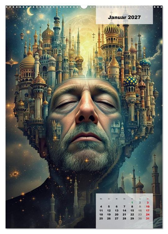 Produktbild: Im Kopf eines Lebens (Wandkalender 2027 DIN A2 hoch), CALVENDO Monatskalender