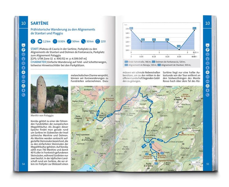 Produktbild: KOMPASS Wanderführer Korsika, 80 Touren mit Extra-Tourenkarte
