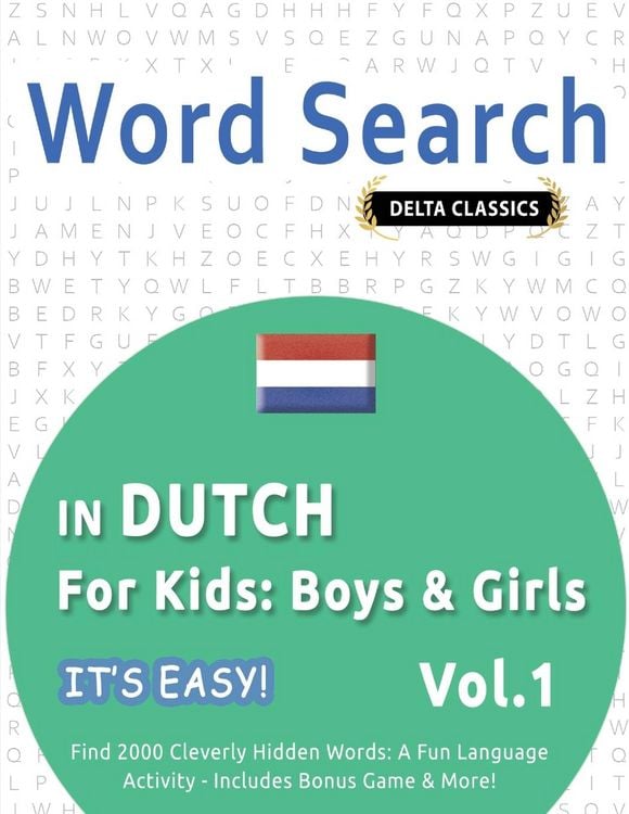 Produktbild: WORD SEARCH IN DUTCH FOR KIDS