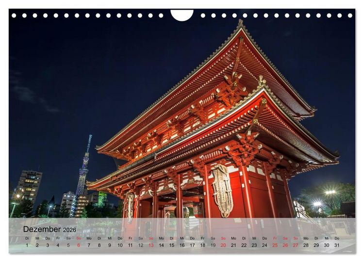 Produktbild: Japan. Zwischen Tradition und Moderne (Wandkalender 2026 DIN A4 quer), CALVENDO Monatskalender