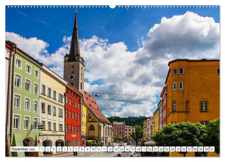 Produktbild: Wasserburg am Inn (hochwertiger Premium Wandkalender 2026 DIN A2 quer), Kunstdruck in Hochglanz